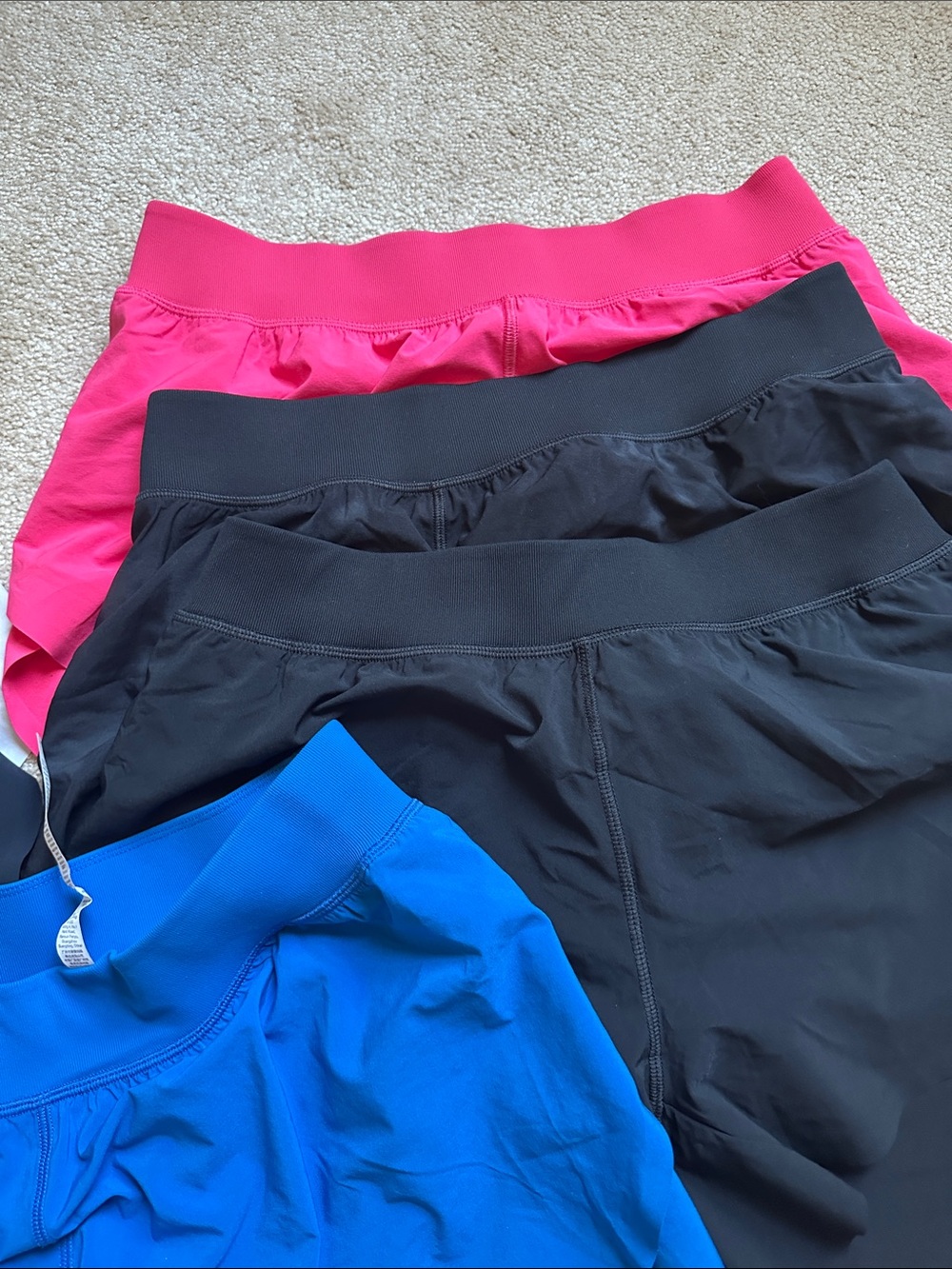 CRZ YOGA Women’s Athletic Shorts - Blue, Purple, Black, White, Hot Pink - Picture 4 of 4